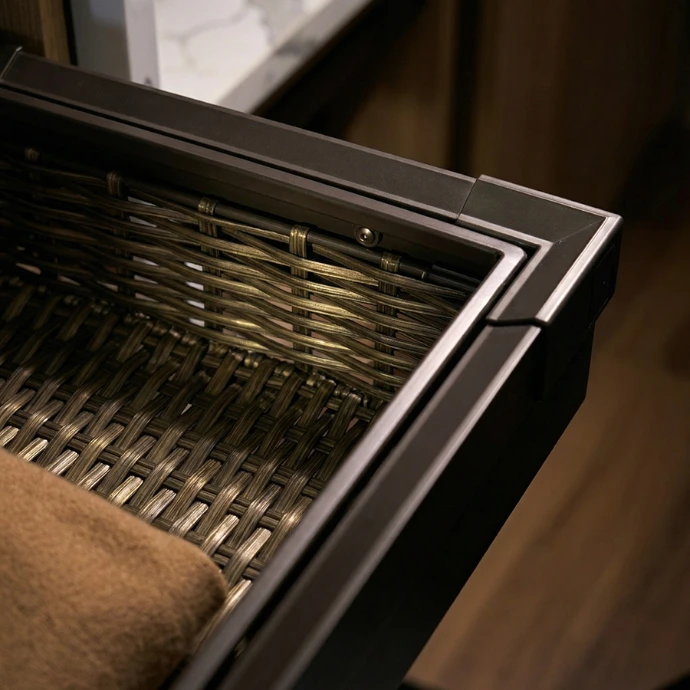 PRAGUE Pull-Out Rattan Basket