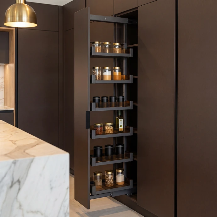 AGRA Pull-Out Pantry Cabinet 6-Tier Unit