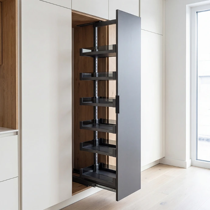 AGRA Pull-Out Pantry Cabinet 6-Tier Unit