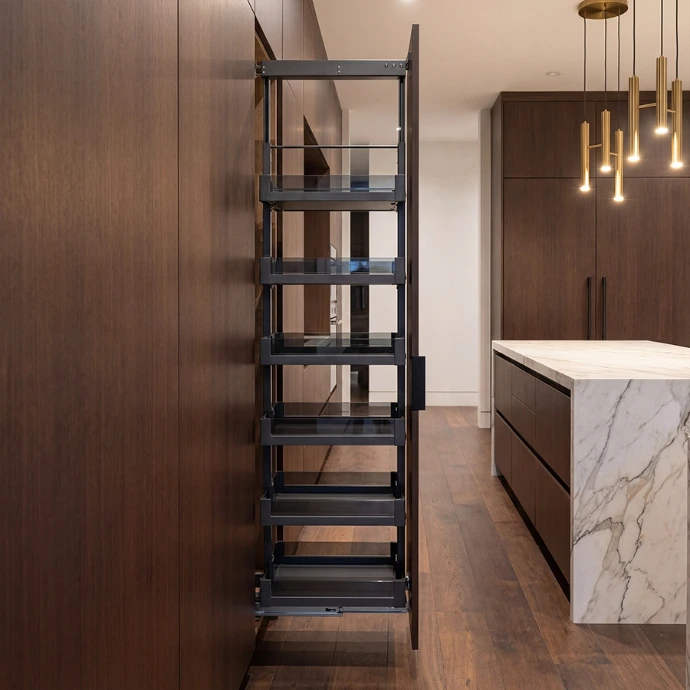 AGRA Pull-Out Pantry Cabinet 6-Tier Unit