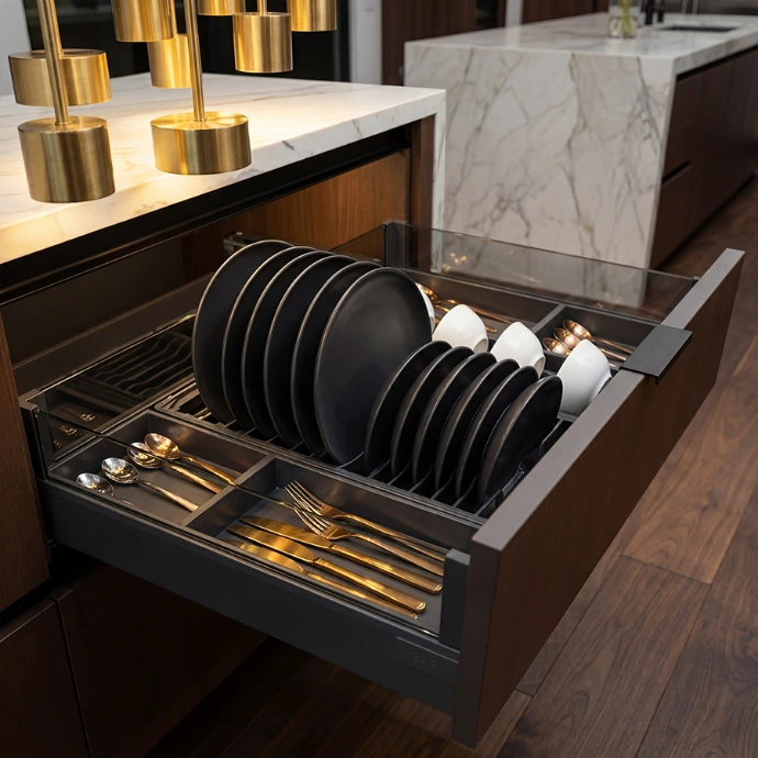 BARI Pull-Out Drawer Organizer