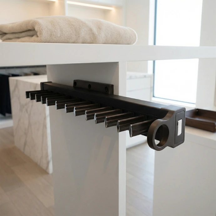 SIPOO Pull-Out Belt & Tie Rack