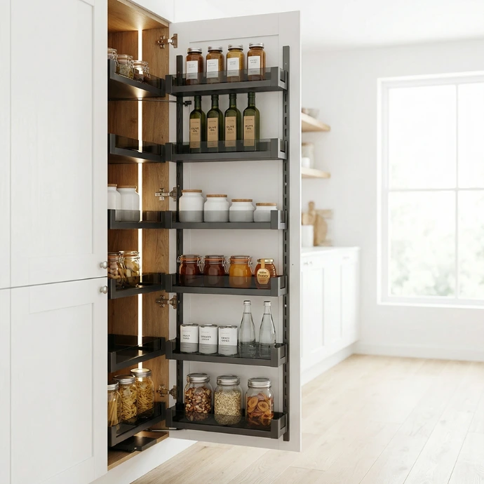DELHI Pantry Cabinet 6-Tier Unit
