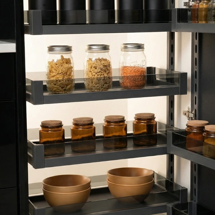 DELHI Pantry Cabinet 6-Tier Unit