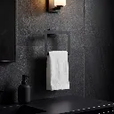 Omega Black Hand Towel Holder _2.webp