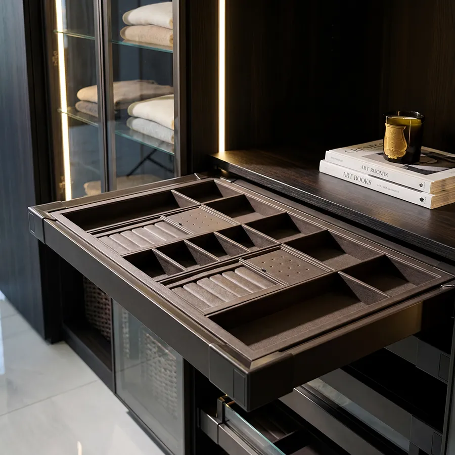 CANMORE Pull-OUT Leather Jewelry Organizer Tray6.webp