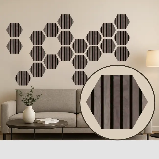 Hexagon Acoustic Wall Panel