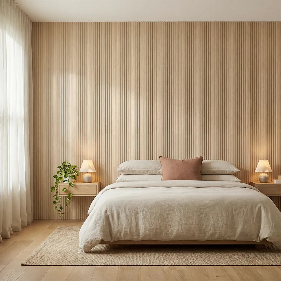 Wood Plank Wall Panels (Teak Wood/Red Oak)