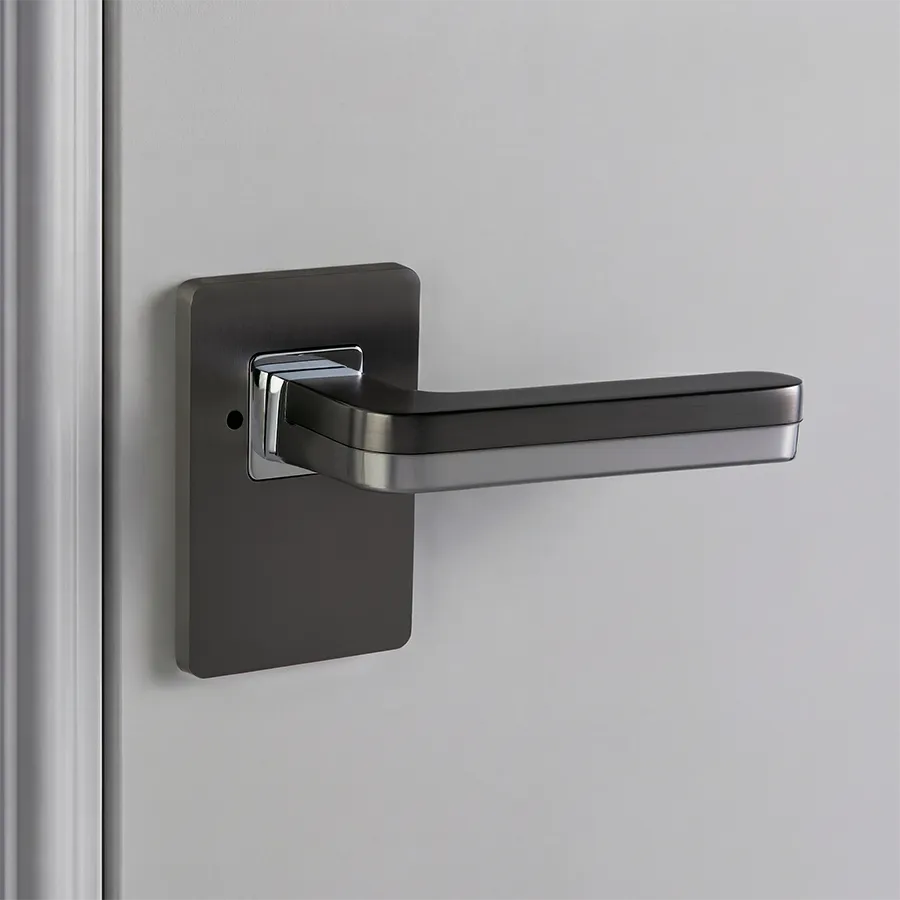 Venice Lever (Dark Satin Nickel, Dummy)