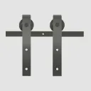 Fribeca Front Mount Barn Door Track w/Soft Close