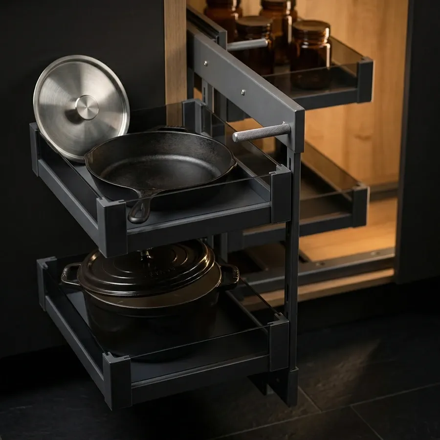 JAIPUR Pull-Out Magic Corner Basket