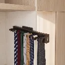 SIPOO Pull-Out Belt & Tie Rack